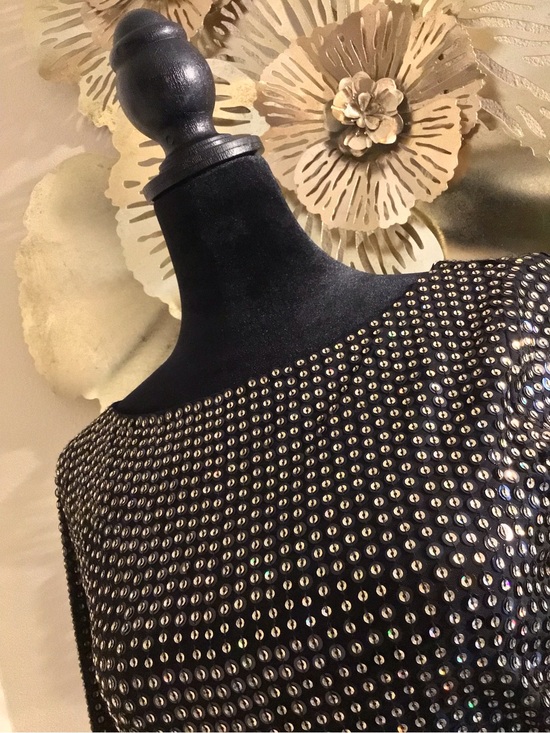 Guess Dresses & Skirts - NWT GUESS Black Gold Sequined Women’s Backless Dress, size S